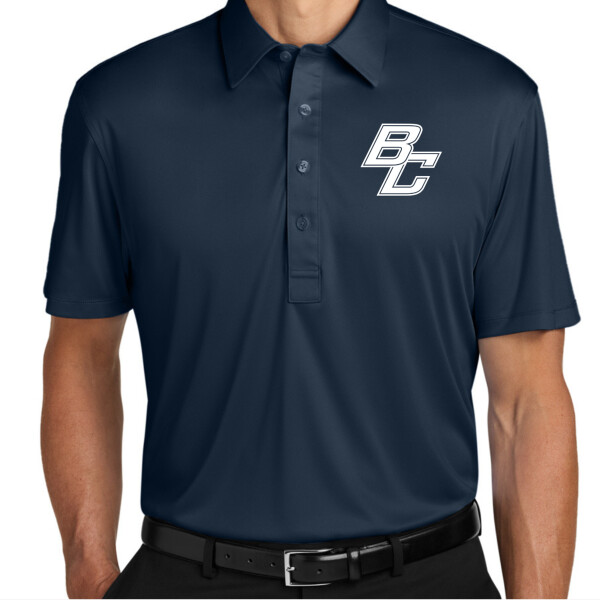 Mens Navy BC Golf shirt  Thumbnail